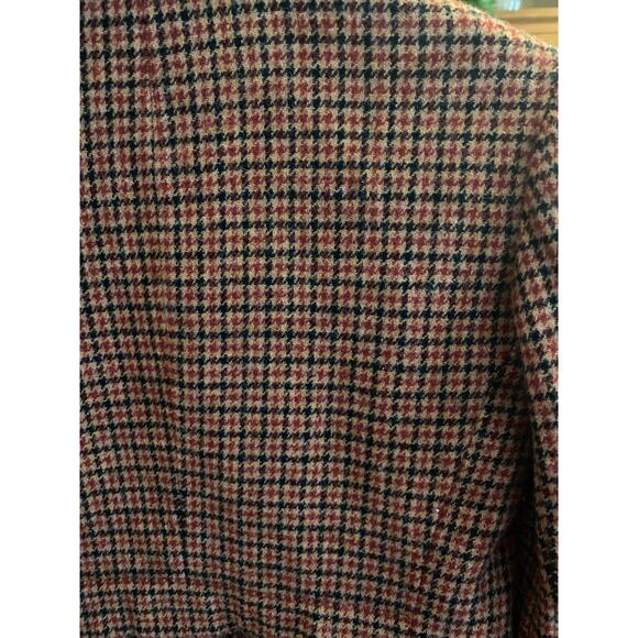 2000s Talbots Wool Houndstooth Blazer Size 6 – Brown Black Tailored - Picture 8 of 11